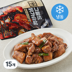 한끼통살 그릴드 닭가슴살 간장찜닭맛 (냉동), 100g, 15개