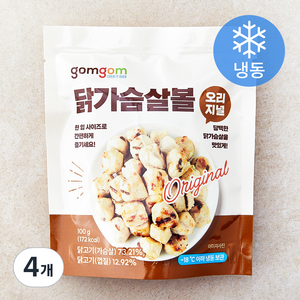 곰곰 닭가슴살볼 오리지널 (냉동), 100g, 1개입, 4개