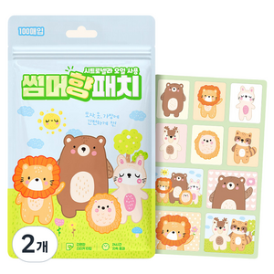 아텍스 썸머 향 패치 날벌레 기피제 대용량 100p, 2개