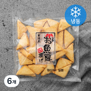 와카메 푸치 오사카나 아쯔아게 어묵 (냉동), 500g, 6개