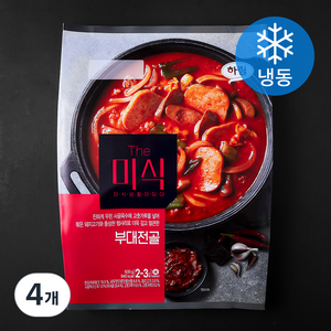 더미식 하림 부대전골 밀키트 (냉동), 630g, 4개