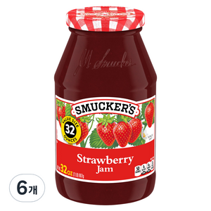 스머커즈 딸기쨈, 907g, 6개