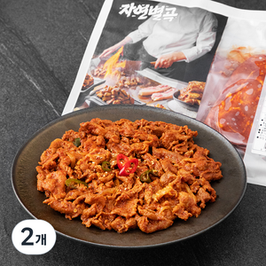 자연별곡 매콤한 제육 불고기, 2개, 750g