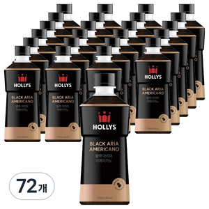 할리스 블랙 아리아 아메리카노, 550ml, 72개
