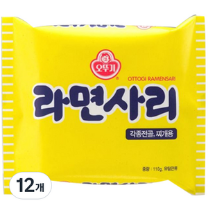 오뚜기 라면사리 110g, 12개