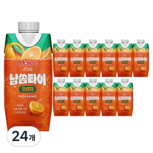 말리 남쏨타이 오렌지, 330ml, 24개