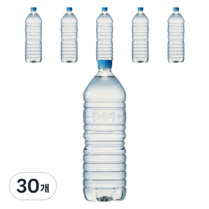 마신다 먹는샘물 무라벨, 2L, 30개