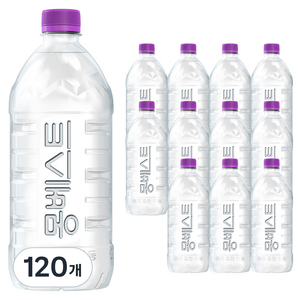 몽베스트 위드어스 무라벨 생수, 1L, 120개