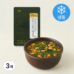 미스타셰프 더진한 아욱 다슬기 해장국 (냉동), 700g, 3개