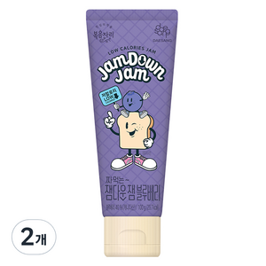 복음자리 짜먹는 잼다운잼 블루베리, 100g, 2개