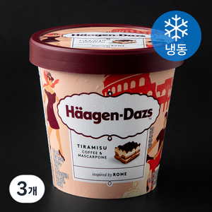 하겐다즈 티라미수 커피 & 마스카포네치즈 컵 아이스크림 (냉동), 1개입, 403ml, 3개