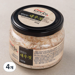 외갓집곳간국내산 맛있는 새우젓, 500g, 4개