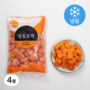 마당발 호박 (냉동), 1kg, 4봉