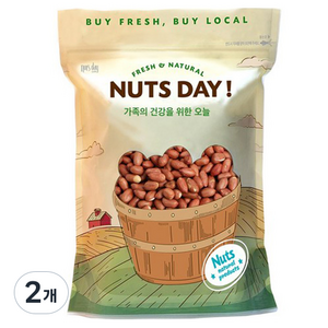 넛츠데이 볶음땅콩, 1kg, 2개
