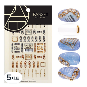 파셋 리얼아트스티커, ART142, 5세트