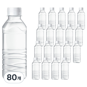 아이시스 생수 화이트캡 무라벨, 300ml, 80개