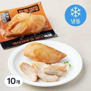 한끼통살 통살 제로슈가 닭가슴살 간장마늘 치킨맛 (냉동), 100g, 10개