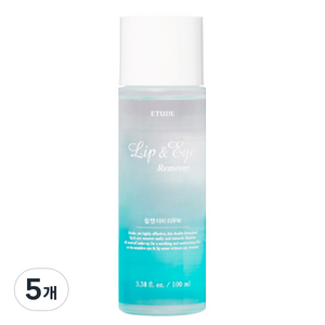 에뛰드 립 앤 아이 리무버, 100ml, 5개