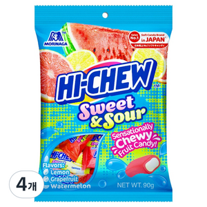 하이츄 스윗앤사우어, 90g, 4개