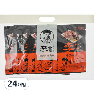 이춘복육포 비법 고소한 치즈육포, 30g, 24개