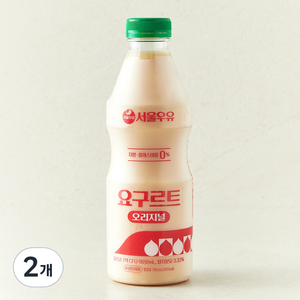서울우유 요구르트, 1개입, 750ml, 2개