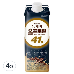 뉴케어올프로틴 커피우유맛 41g, 350ml, 4개