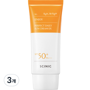 싸이닉 엔조이 데일리 선크림 SPF50+ PA++++, 3개, 50ml