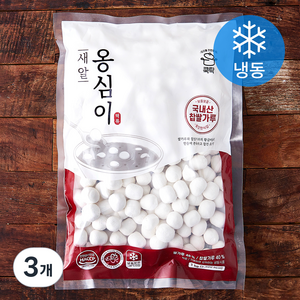 쿡탁 새알옹심이 (냉동), 1kg, 3개