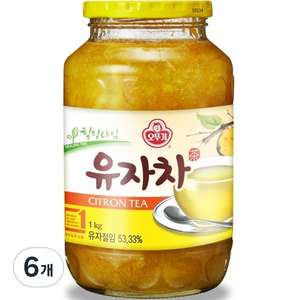 오뚜기 유자차, 1kg, 1개입, 6개