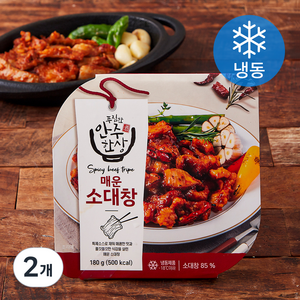 푸짐한안주한상 매운 소대창 (냉동), 180g, 2개