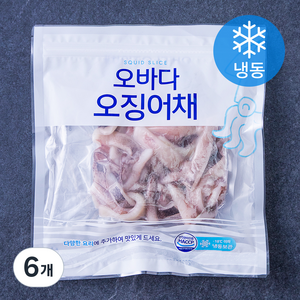 오바다 오징어채 (냉동), 250g, 6개