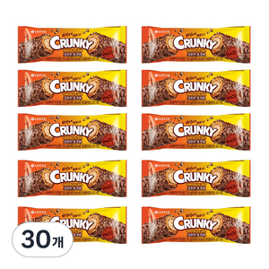 롯데웰푸드 크런키 초코바, 30g, 30개