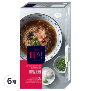 더미식 메밀소바 2인분, 478g, 6개