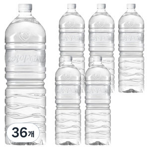 아이시스 생수 화이트캡 무라벨, 2L, 36개