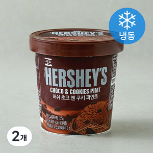 허쉬 초코앤쿠키 파인트 (냉동), 1개입, 474ml, 2개
