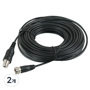 컴스 안테나 케이블연장 안테나 전용2C2V 검정