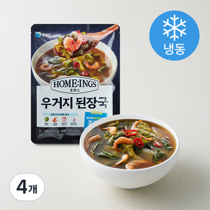 호밍스 초간편 우거지된장국 (냉동), 100g, 4개