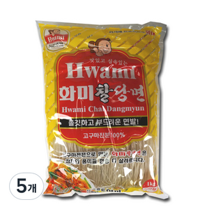 화미 찰당면, 1kg, 5개