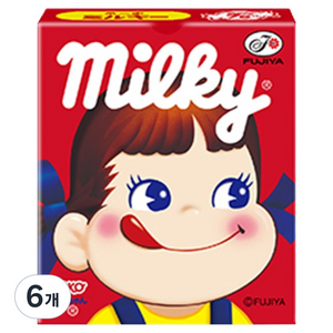 후지야 밀키 캔디, 23g, 6개
