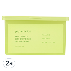 파파레서피 리얼 센텔라 데일리 퀵 쿨링 마스크, 30개입, 2개