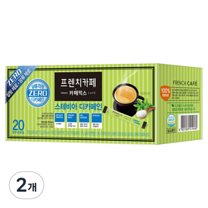 프렌치카페 스테비아 디카페인 커피믹스