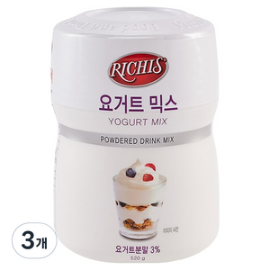 리치스 요거트 믹스 파우더, 520g, 3개