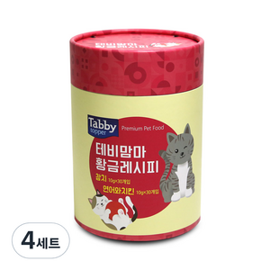 테비토퍼 맘마 황금레시피 고양이 간식 2종 x 30p 세트, 참치맛, 연어 + 치킨 혼합맛, 600g, 4세트