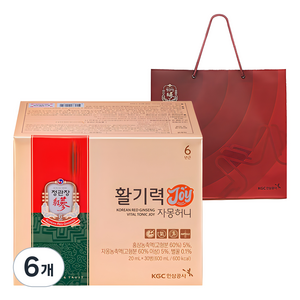 정관장 활기력 JOY, 600ml, 6개