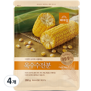 배대감 옥수수 전분, 350g, 4개