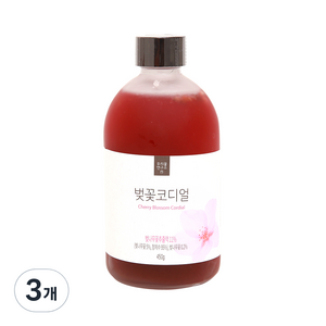 우리꽃연구소 벚꽃 코디얼, 450g, 1개입, 3개