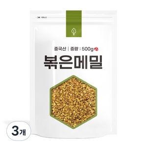 자연초 볶은메밀, 500g, 1개입, 3개