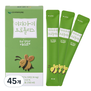 이지바이오메드 이지아이 프로폴리스, 10ml, 45개