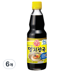 오뚜기 멸치장국, 360ml, 6개