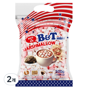 베이킹&토핑 미니 마쉬멜로, 500g, 2개